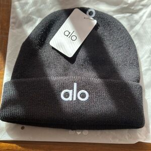 ALO Yoga Black Beanie